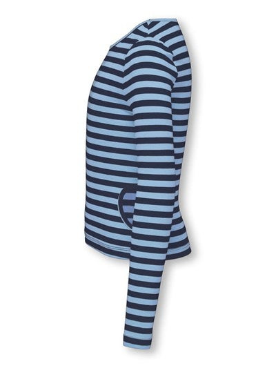 Kids longsleeve HEIDI Clear Sky Naval Academy Side Cut Regular Fit