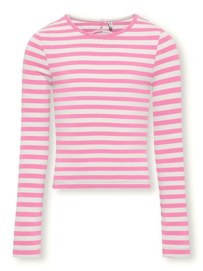 Kids longsleeve HEIDI Tangerine Begonia Pink Back Cut Regular Fit