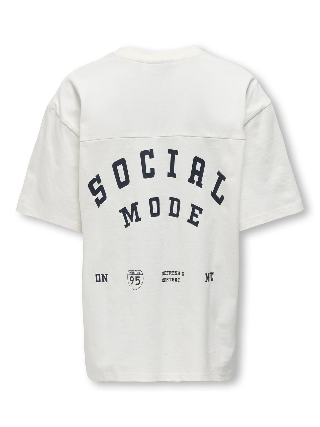 T - shirt GORDON Tofu Print Social Oversize Fit