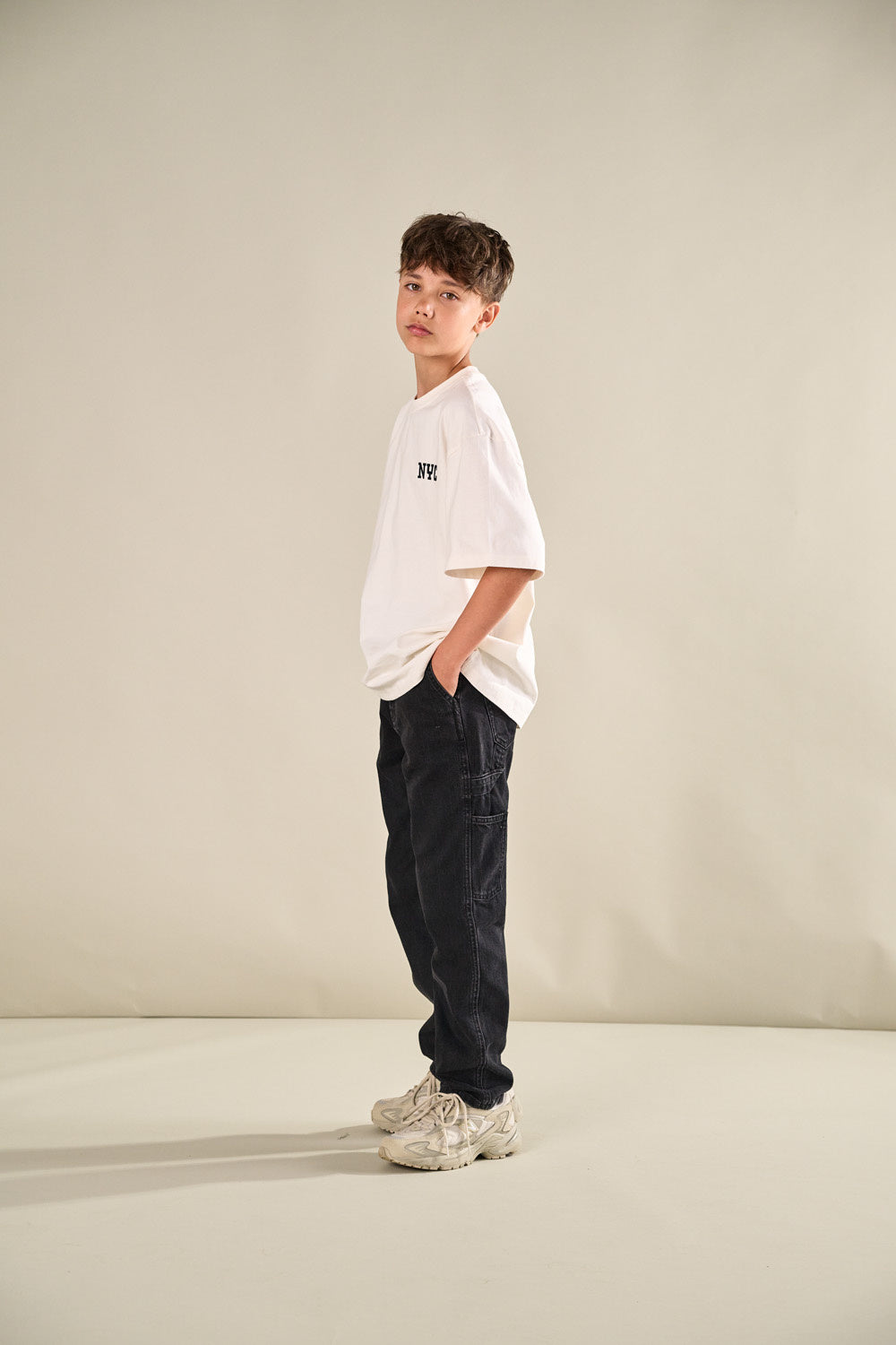 T - shirt GORDON Tofu Print Social Oversize Fit