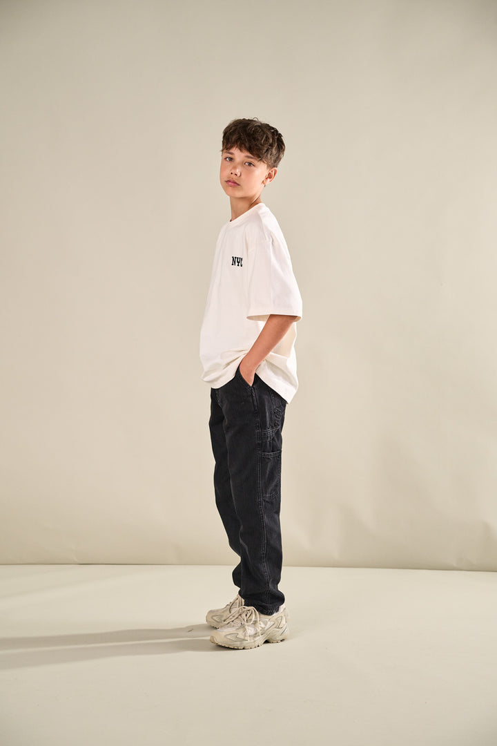 T - shirt GORDON Tofu Print Social Oversize Fit