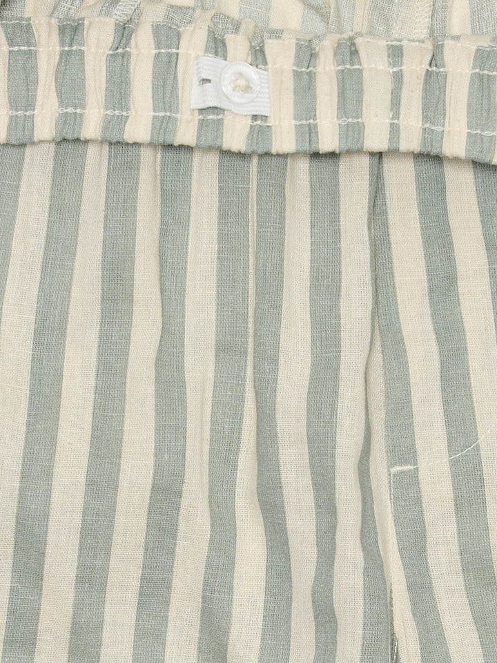 Short MATTIE Iceberg Green Ecru Regular Fit