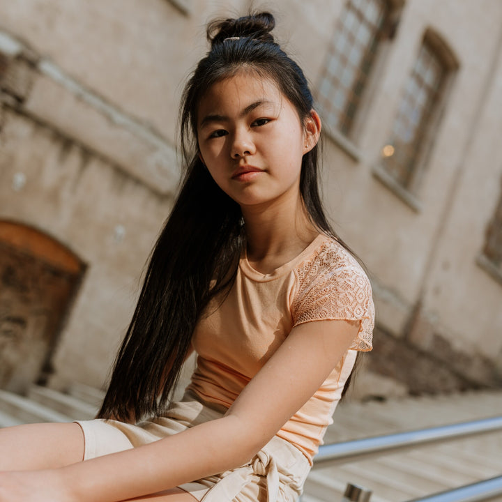 T - shirt Peach - girls 1
