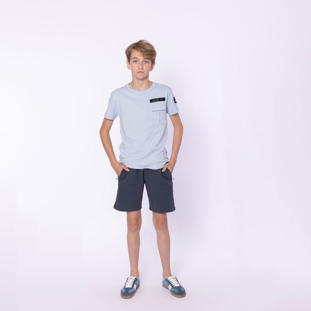 Short Steel blue - boys 2