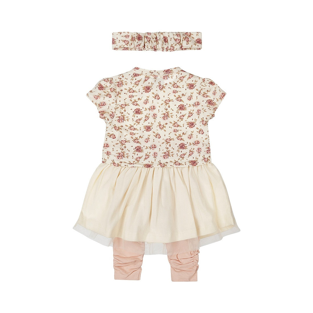 2 - Delig setje + haarband Light coral - 01 Girls sweet