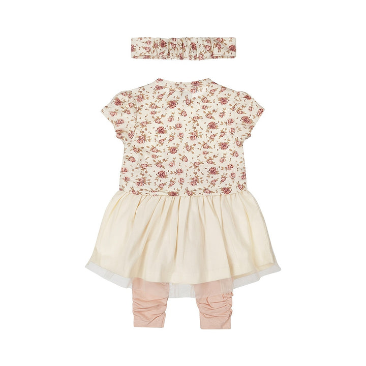 2 - Delig setje + haarband Light coral - 01 Girls sweet