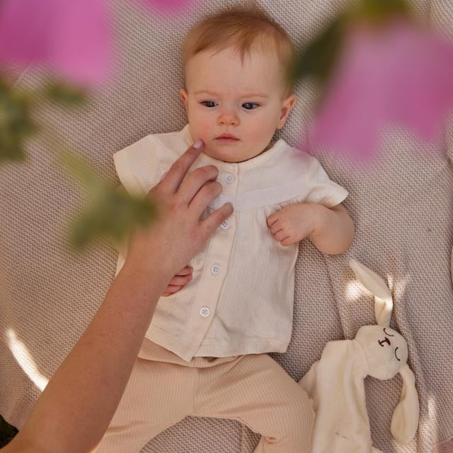 Bluse Off white - 01 Mädchen süß