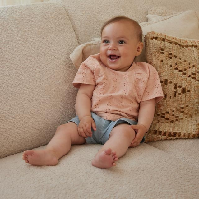 Blouse Light coral - 01 Girls sweet