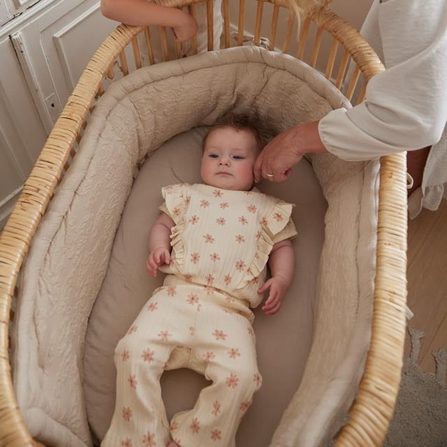 Leggings mit Schlag Off white - 01 Mädchen süß