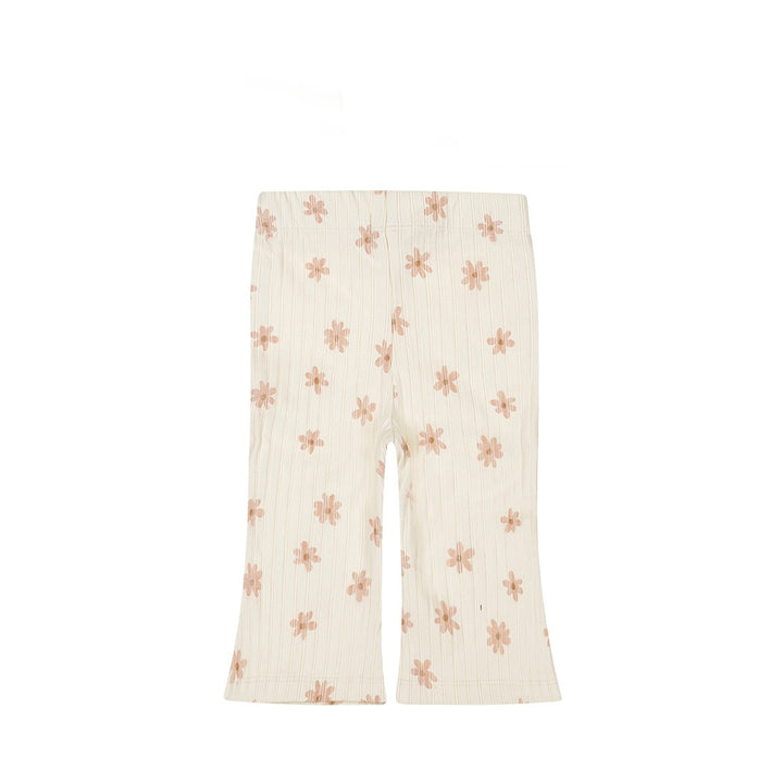 Leggings mit Schlag Off white - 01 Mädchen süß