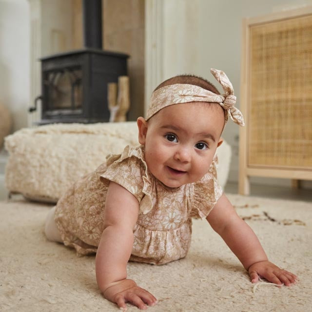 2 - Delig setje + haarband Light peach - 02 Girls cute
