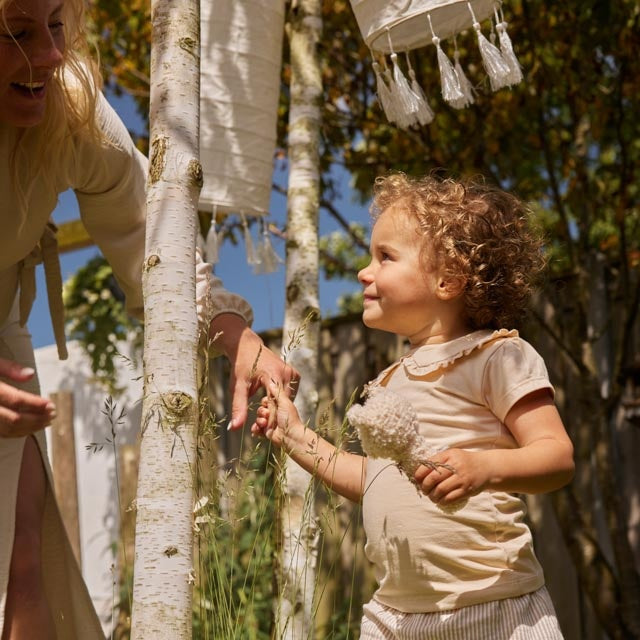 T-Shirt Beige - 02 Mädchen süß