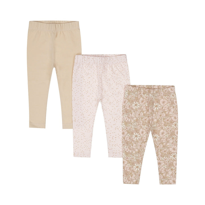 3 - Pack leggings Light peach - 02 Girls cute