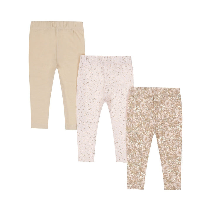 3 - Pack leggings Light peach - 02 Girls cute