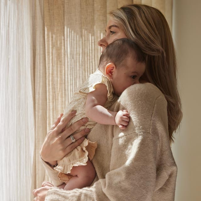 2 - Teiliges Set Beige - 03 Mädchen kleine Blumen