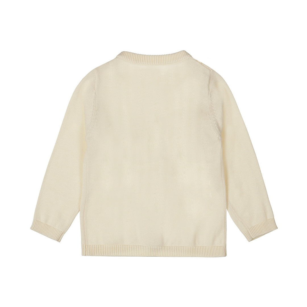 Weste Off white - 03 Mädchen kleine Blumen