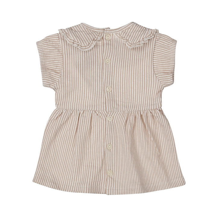 Jurk Brown - 03 Girls little flowers