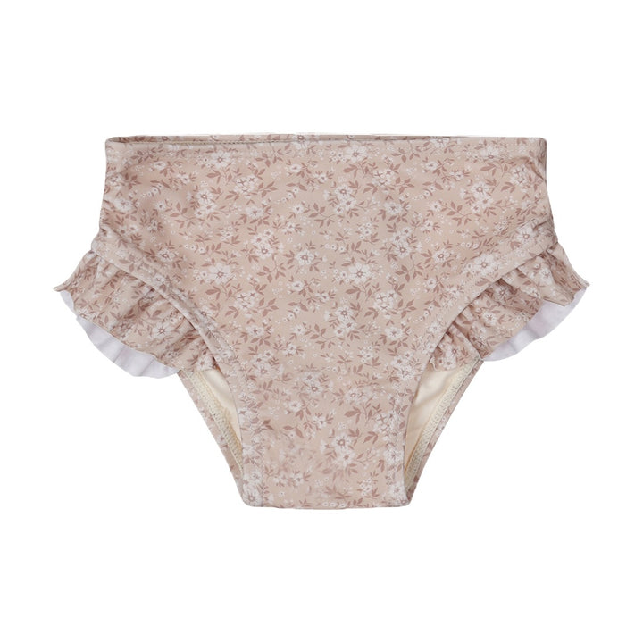 Zwembroek Beige - 03 Girls little flowers