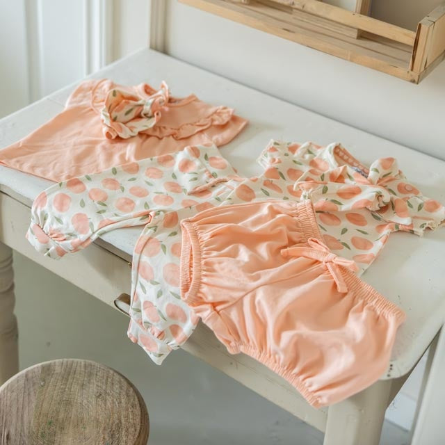 2 - Delig setje + haarband Faded peach - 05 Girls fresh