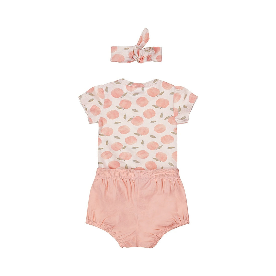 2 - Delig setje + haarband Faded peach - 05 Girls fresh