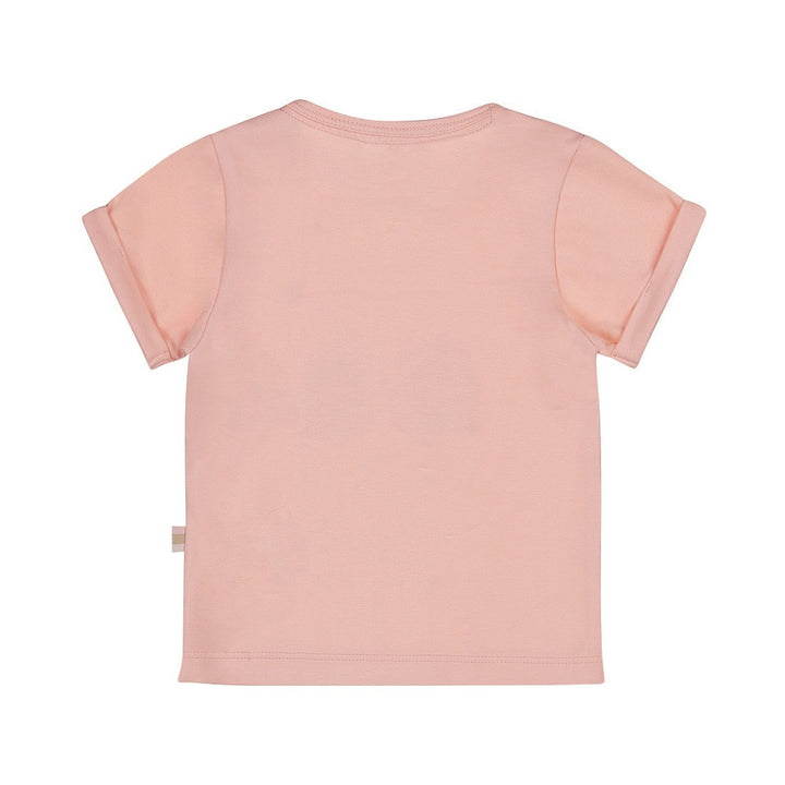 T-Shirt Verblasster Pfirsich - 05 Mädchen frisch