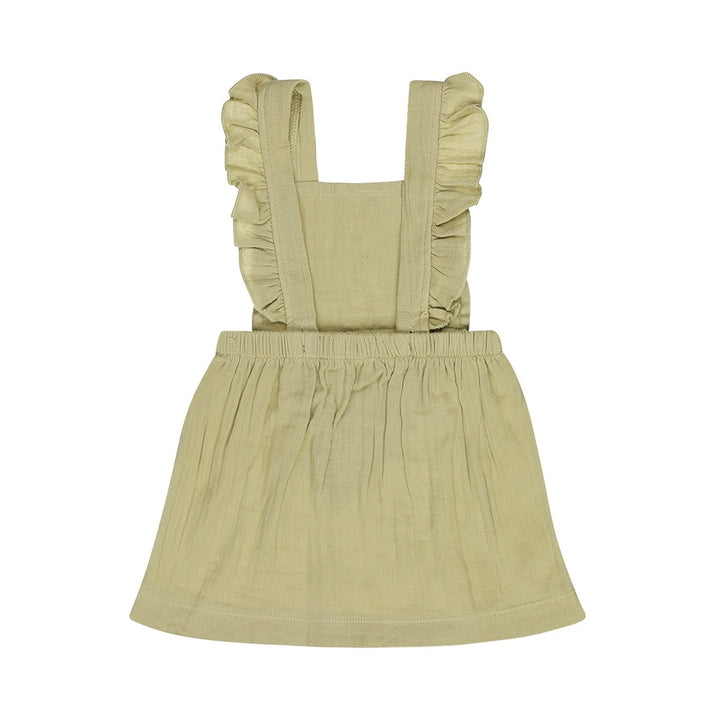 Jurk salopette Dusty green - 05 Girls fresh