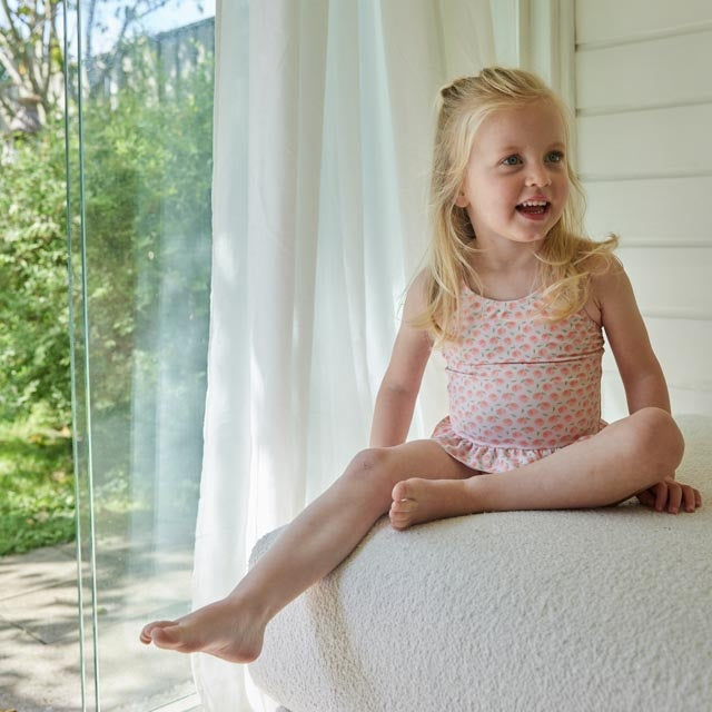 Zwempak Off white + Peach - 05 Girls fresh