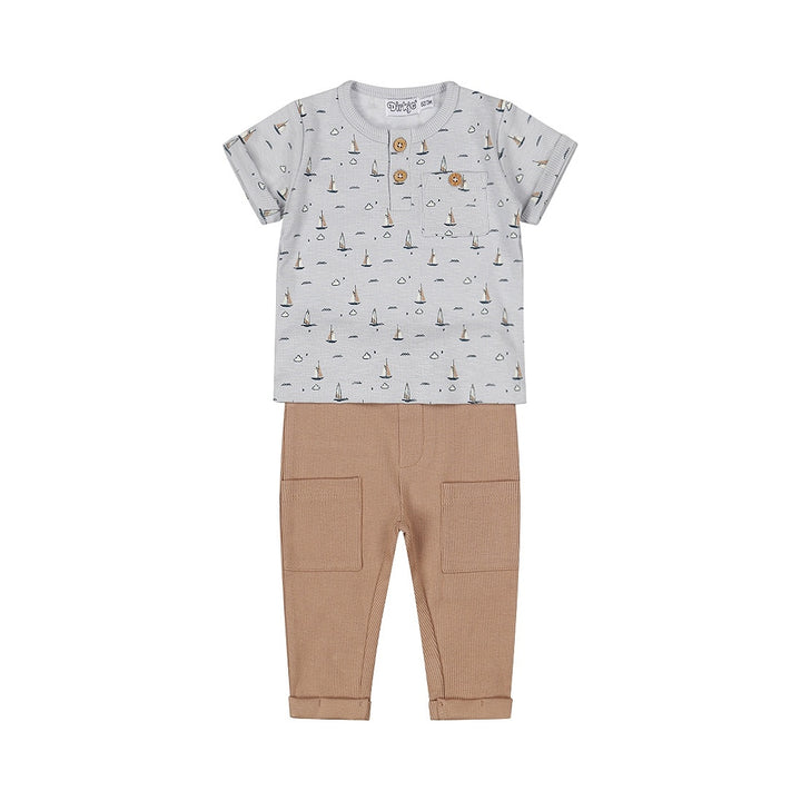 2 - Teiliges Set Hellblau - 01 Jungen Ozean Leben