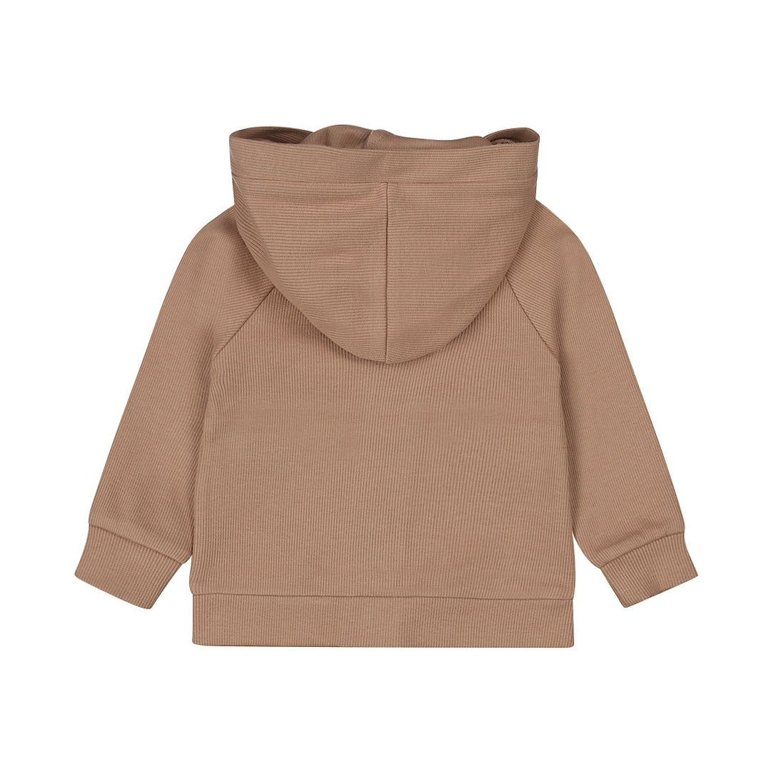 Weste mit Kapuze Braun - 01 Jungen Ozean Leben