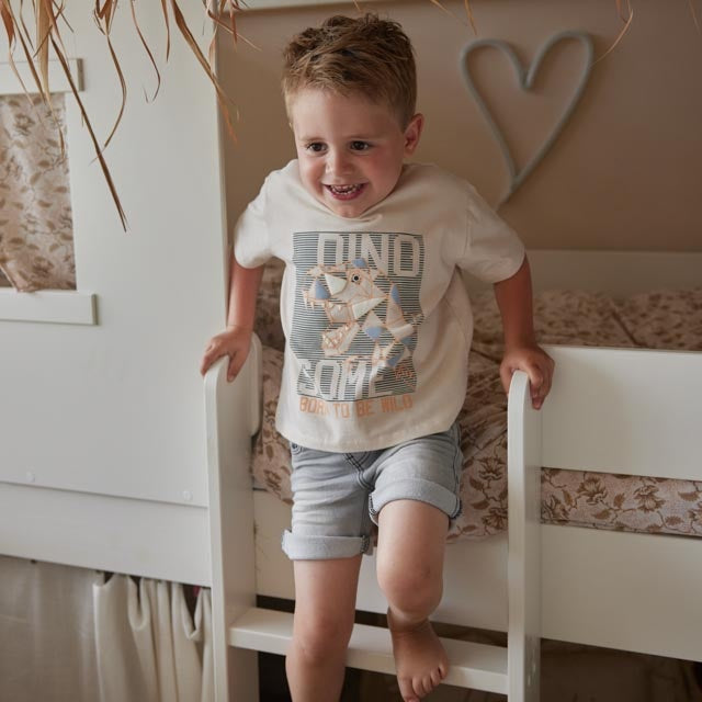 Jeans short knitted Grey jeans - 02 Boys sky rider