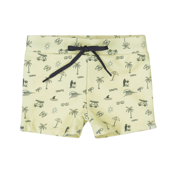 Zwemshort Light yellow - 03 Boys sunset