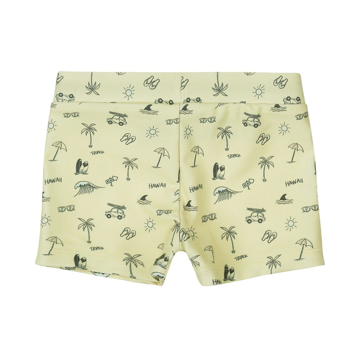 Zwemshort Light yellow - 03 Boys sunset
