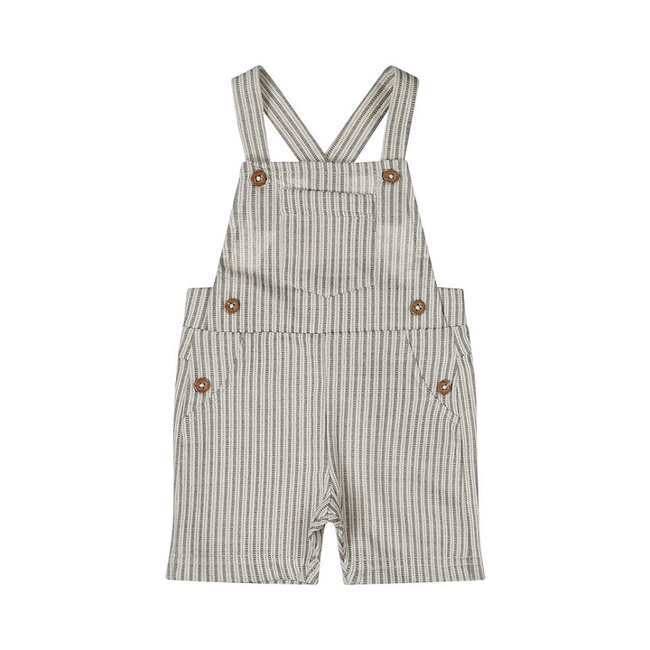 Latzhose Dusty Green - 05 Jungen springen herum