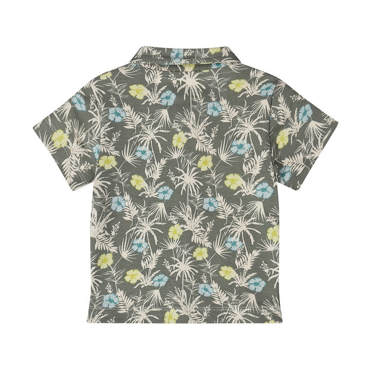 Blouse Dusty green - 05 Boys jump around