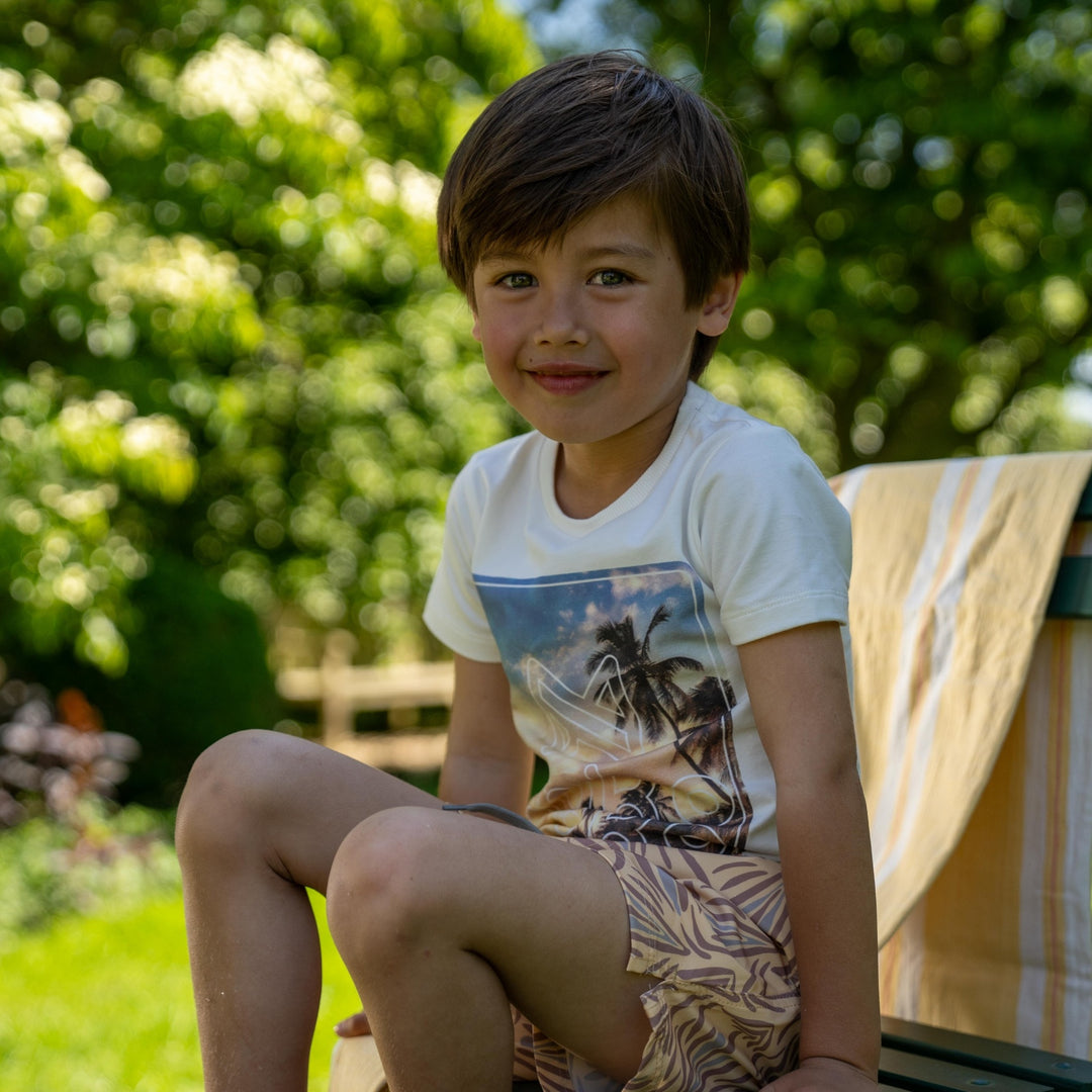 Zwemshort medium length Yellow - boys 1