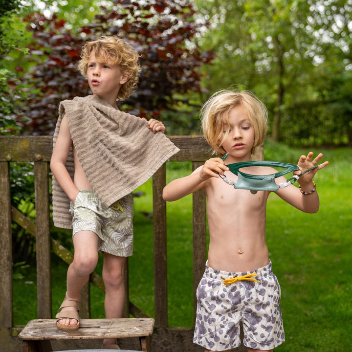 Zwemshort medium length Off white - boys 1