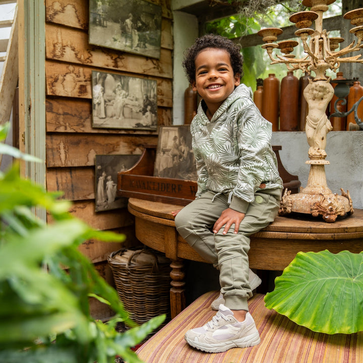 Jogginghose Verwaschenes Grün - Jungen 2