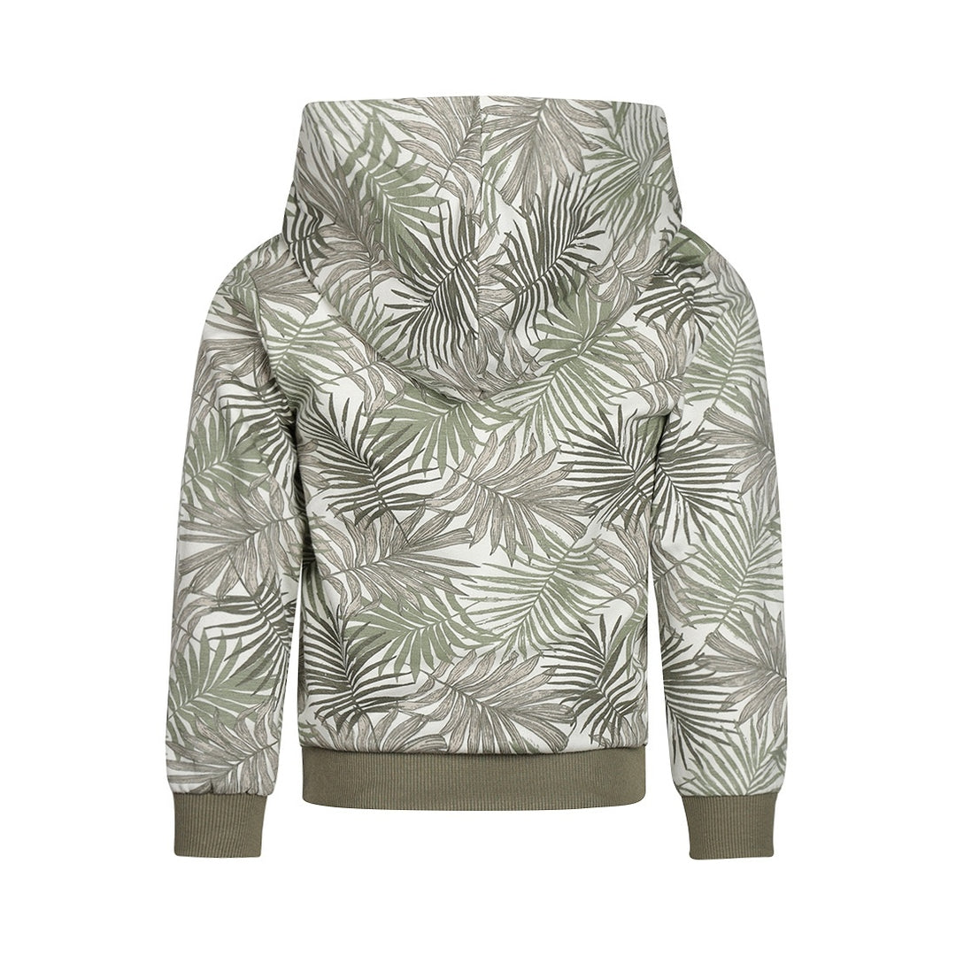 Pullover mit Kapuze Hell ausgewaschenes Grün - Jungen 2