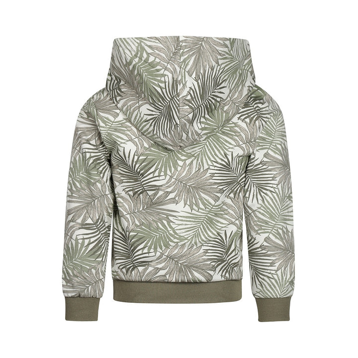 Pullover mit Kapuze Hell ausgewaschenes Grün - Jungen 2