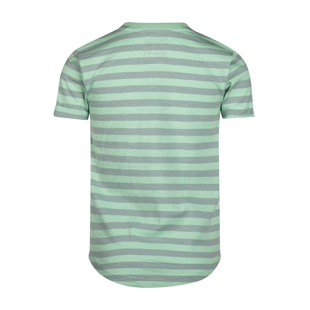 T-Shirt langer Rücken kurzarm Mint - Jungen 3