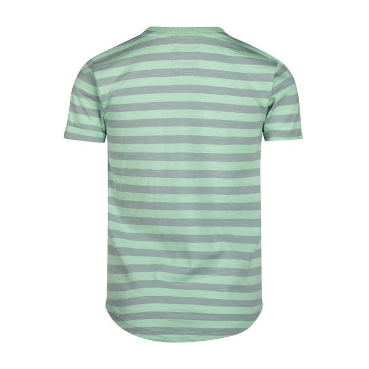 T-Shirt langer Rücken kurzarm Mint - Jungen 3