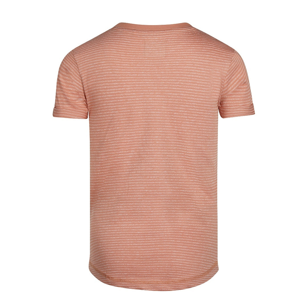 T-Shirt langer Rücken kurzarm Staubiges Rosa - Jungen 4