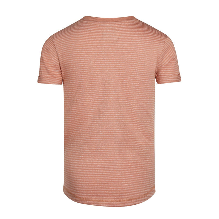 T-Shirt langer Rücken kurzarm Staubiges Rosa - Jungen 4