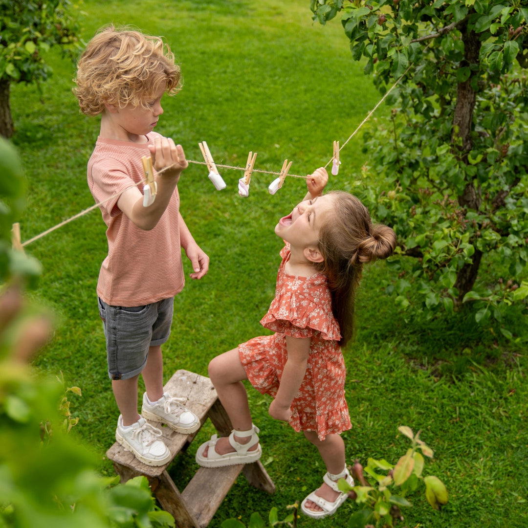 Kurze Jeans locker sitzend graue Jeans - Jungen 4