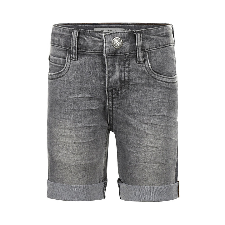 Kurze Jeans locker sitzend graue Jeans - Jungen 4