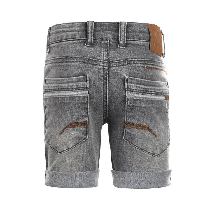 Kurze Jeans locker sitzend graue Jeans - Jungen 4
