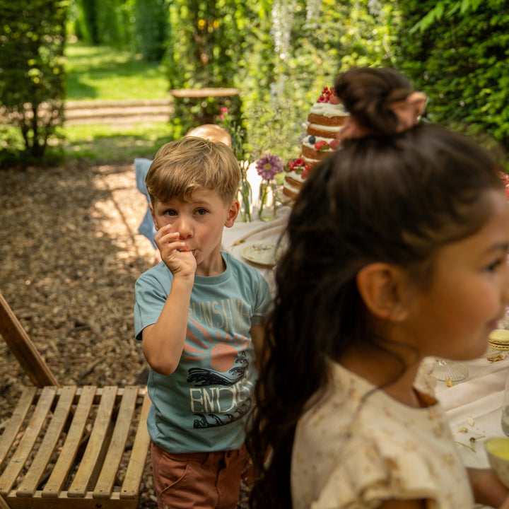 T-Shirt Hellblau - Jungen 4