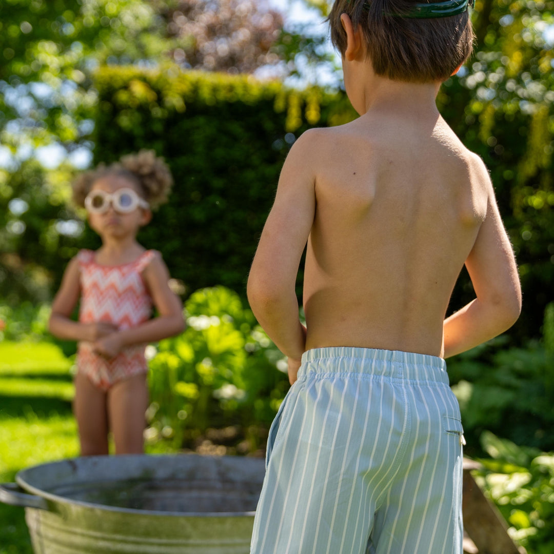 Zwemshort medium length Light blue - boys 4