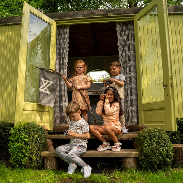 Jogging-Shorts Pfirsich - Mädchen 1