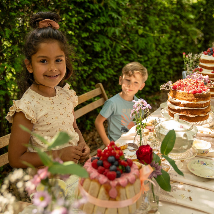 T-Shirt Beige - Mädchen 1